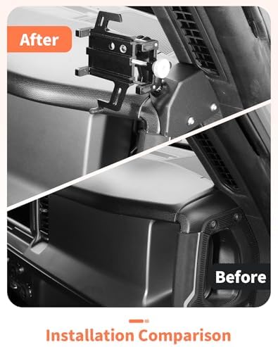 for Bronco A-Pillar Handle Right Side Cellphone Holder Fit for 2021-2025 Ford Bronco Interior Accessories – Enhanced Compatibility and Speed