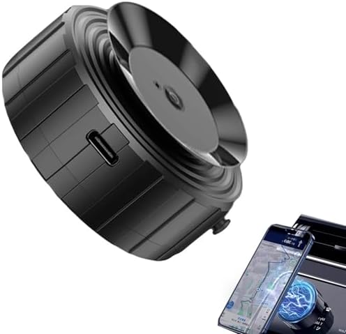 Universal Suction Magnetic Phone Holder – Versatile Car Mount with Strong Vacuum Grip for Safe Hands-Free Use in Vehicles, Gyms, and Showers – Sleek Black Design for All Smartphones and Devices