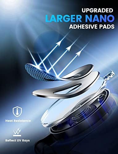 e Samcore Premium Gravity Suction Cup Windshield Phone Mount for i Phone 14 – Versatile Car Dashboard Holder with 360-Degree Rotation for Enhanced Navigation and Hands-Free Safety