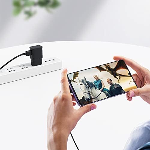 Ultra-Fast Type C Charger Duo: 2-Pack USB-C Wall Charger Blocks with 3 ft Charge Cables for Rapid Power Supply to Samsung Galaxy S8/S9/S10 Series, Note 8/9/10, Google Pixel 3 and More – Optimal Performance and Versatility for Android Devices