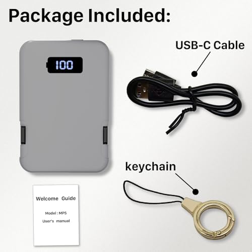 Ultra-Slim 5000 m Ah Portable Charger with Built-in Cables – Travel-Friendly Power Bank for i Phone & Android Devices – Lightweight, Efficient, and Universally Compatible External Battery Pack – High-Speed Charging with Multiple Safety Protections – Perfect for Daily Use and Emergency Power Needs – Ideal for Travelers and On-the-Go Charging Solutions