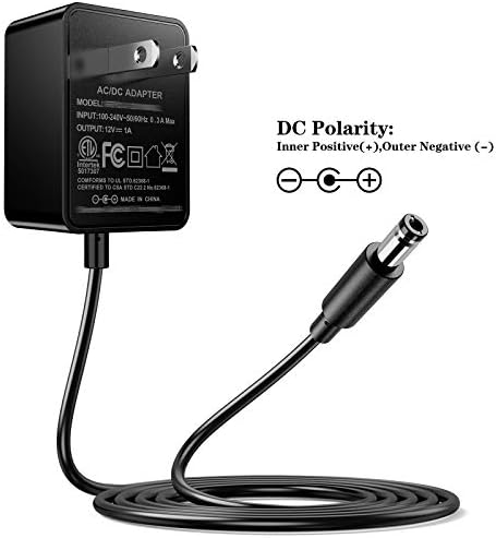 Universal 12 V 1 A AC Power Adapter with 8 Interchangeable Tips – ETL-Certified Charger for LED Strip Lights, CCTV Cameras, Bluetooth Speakers, GPS Devices, Webcams, and Routers – Versatile, Reliable, and Rapid Charge Solution for All Your Electronic Needs