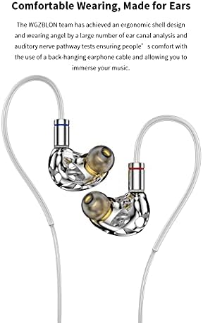 Transform Your Listening Journey with keephifi BLON BL-T3 High Fidelity In-Ear Monitors – Premium 11 mm Copper Clad Diaphragm for Deep Bass and Crystal Clear Vocals, Ergonomically Crafted for All-Day Comfort, Perfectly Suited for Sports, Gaming, and Music Enthusiasts, Enhanced Device Compatibility Featuring Built-in Mic for Effortless Hands-Free Communication – Lightweight Yet Durable Design to Complement Your Active Lifestyle
