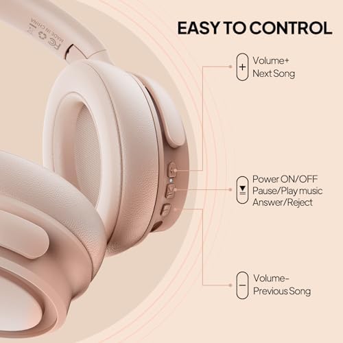 Experience Unmatched Sound with Our Over-Ear Bluetooth Headphones Featuring 30-Hour Battery Life | Hi-Fi Audio & Noise Isolation for Ultimate Focus | Versatile Wireless & Wired Use for Studying, Working, Sports, and Entertainment | Sleek Black Design Perfect for Every Lifestyle