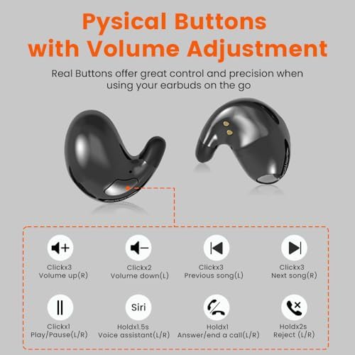 Revolutionary Wireless Sleep Earbuds for Side Sleepers – Ultra-Lightweight Noise-Cancellation In-Ear Headphones with Invisible Comfort Fit and LED Battery Indicator – Perfect for Restful Sleep, Productive Work, and Outdoor Activities – Seamless Device Compatibility with Swift Pairing in Elegant White Design