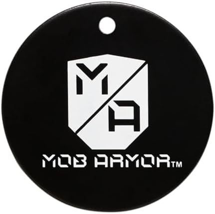 Mob Armor Magnetic Phone Mount Plates – High-Strength Adhesive Steel Discs for Ultimate Hands-Free Navigation & Car Mount Compatibility – 2-Pack Black Vehicle Accessory for Effortless Device Attachment