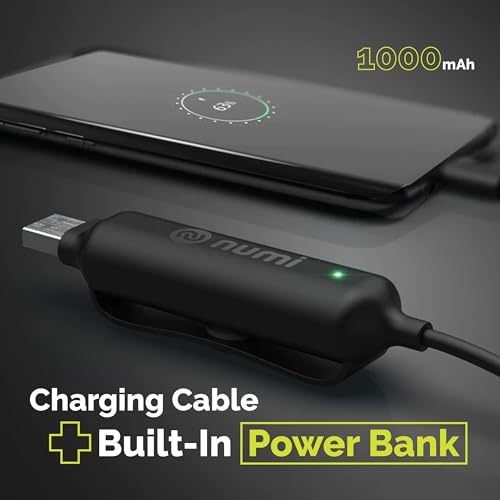 Numi Boost Cable: Versatile Power Bank & Charging Cable with Tangle-Free Snap Organizer – Durable Nylon for Lightning & Type C Devices – Rapid Charging Solution for On-the-Go Tech Users