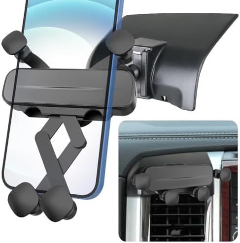 Secure Fit Car Phone Holder Mount for 2013-2018 Ram 1500, 2500, 3500 | 360° Adjustable Smartphone Cradle | Hands-Free Navigation and Calling | Durable Interior Accessory Enhancing Driver Safety and Convenience