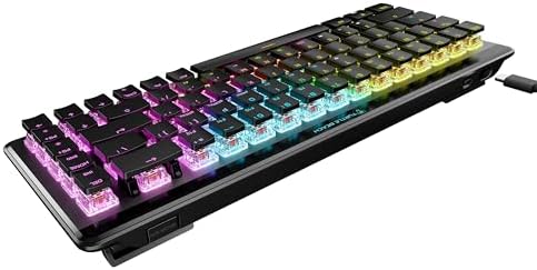 Experience Unmatched Gaming Precision with Turtle Beach Vulcan TKL Tenkeyless Mechanical Keyboard – Linear Titan Switch, Customizable AIMO RGB Lighting, Durable Aluminum Build, and Portable USB-C Connectivity for Ultimate Performance and Style