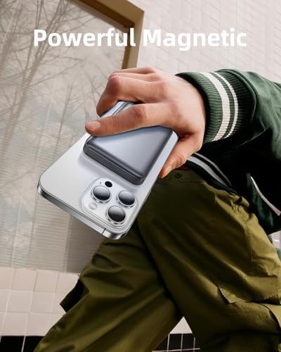 Ultimate Magnetic Wireless Power Bank for i Phone – 10000 m Ah Slim Charger with 20 W Fast Charging – Perfect Travel Companion for Seamless Outdoor Power – Enhanced Magnetic Attachment for i Phone 16/15/14/13/12 Models – Lightweight & Compact Design for Easy Portability – Advanced Multi-Protection System for Safe Charging – Ideal for Daily Use and Extended Adventures