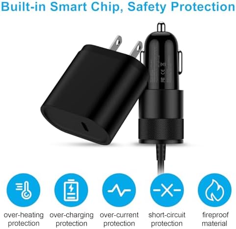 Rapid Charge S25 Edge Car Charger: Premium USB-C Wall Adapter & Versatile 3 FT/6 FT Cables for Samsung Galaxy S25 Edge, A36, A26 5 G – Compact, Durable, Travel-Friendly Power Solution for Seamless Connectivity