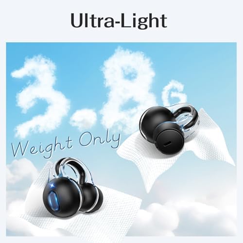 Tocnoda Open Ear Wireless Earbuds – Ultra-Lightweight Bluetooth 5.3 Headphones for Active Lifestyles, IPX7 Waterproof Design with Immersive 360° Sound for Running, Gym Workouts, and Outdoor Adventures – Perfect Compatibility for All Devices