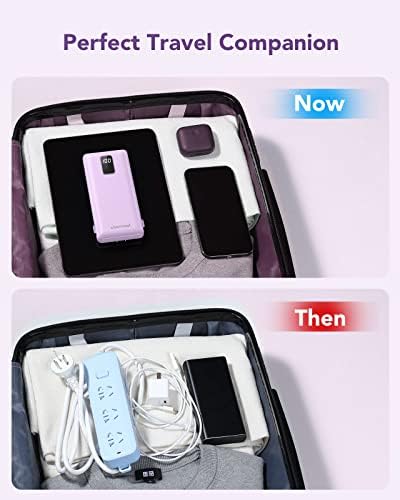 Ultimate Charmast 10,000 m Ah Portable Power Bank with Integrated Cables & Wall Plug – Fast Charging Essential for i Phone 16/15/14/13, Samsung, i Pad, and More – Unmatched Convenience for Travelers and On-the-Go Professionals