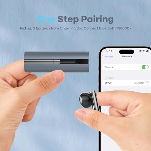 Foxeye Bluetooth 5.4 Advanced Noise Cancelling Earbuds – Ergonomically Designed Wireless Headphones with Touch Controls for Ultimate Comfort and Seamless Connectivity, Ideal for Active Lifestyles and Daily Travel, Compact Charging Case for Enhanced Portability and Quick Access