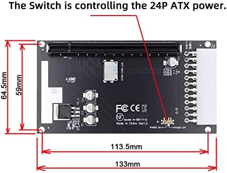 Maximize SSD Performance with NFHK M.2 to Oculink Adapter – Dual 2-to-2 PCIe NVME/AHCI Connector for Enhanced Speed | Supports 2230/2242/2280/22110 mm Drives | Ideal for High-Performance Gaming & Content Creation | Plug-and-Play Installation for Seamless Upgrades | Durable, Compact Design for Reliable Connections