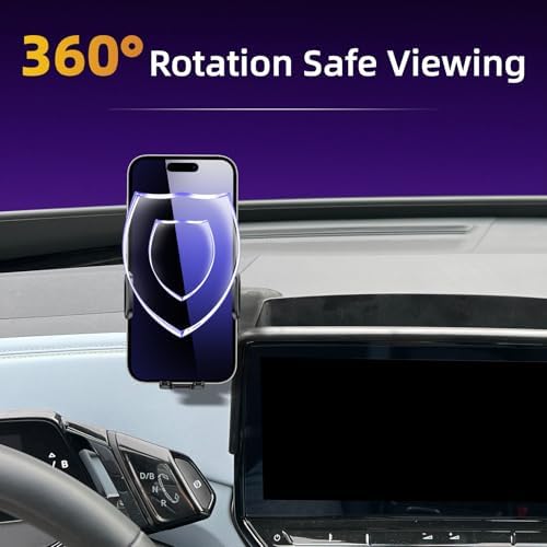 Elevate Your Volkswagen ID.4 Driving Experience with the Premium Adjustable Car Phone Holder Featuring Integrated Glasses Case – Perfect Fit for 12-Inch Screens, Versatile Cradle for 4-7 Inch Smartphones, Effortless Tool-Free Installation, and Enhanced Accessibility for Navigation and Calls