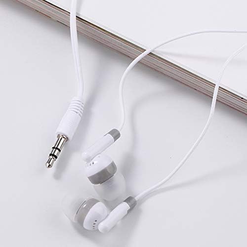 Colorful Kids Bulk Earbud Headphones – 50 Pack Individually Bagged Disposable Earphones for Schools, Libraries & Group Activities – Lightweight, Durable & Compatible with Most Devices for Ultimate Listening Experience