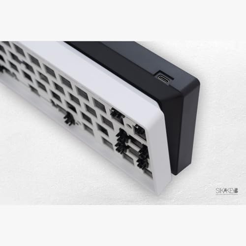 Unleash Your Creativity with the SK1 60% DIY Mechanical Keyboard Kit – Customizable RGB Hot-Swap Design for Enhanced Gaming and Typing, Tri-Mode Connectivity (Bluetooth 5.0, 2.4 GHz, Type-C), GH60 Compatible, Sleek White Finish – Perfect for Enthusiasts and Casual Users!