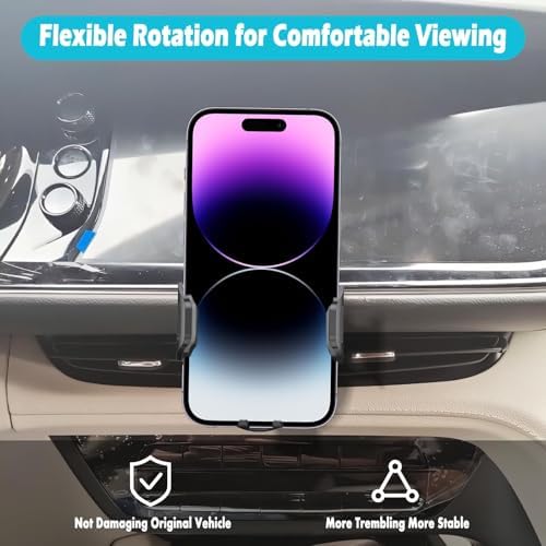 Upgrade Your Driving Experience with a Premium Car Phone Holder for Buick Envision (2016-2020) – Effortlessly Accommodates 4.7-7 Inch Phones, Compatible with Thick Cases, 360-Degree Adjustable Mount for Optimal Viewing, Hassle-Free Installation and Secure Grip for Safe Navigation and Hands-Free Calls