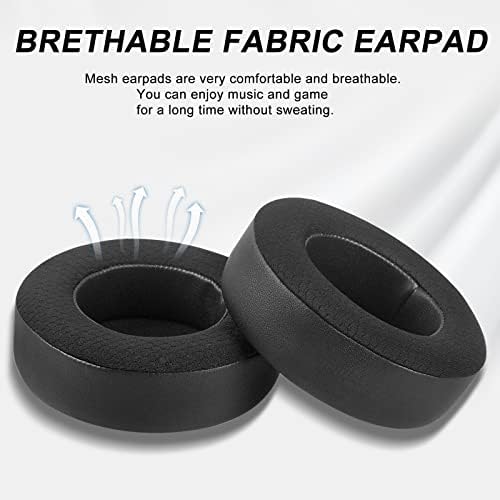 Gvoears Premium Replacement Ear Pads for Corsair Virtuoso RGB Wireless SE XT Headset – Ultimate Comfort with Enhanced Thickness, Breathable Mesh Fabric, and Luxurious Protein Leather for Superior Noise Isolation and Extended Gaming Sessions