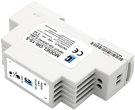 Compact 15 W Din Rail Switching Power Supply Adapter – Efficient 5 V DC Converter for Seamless Device Compatibility and Enhanced Safety Features in Power Accessories