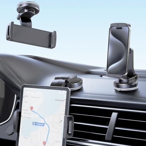 Revolutionize Your Driving Experience with the Z Fold 5 Car Mount: 360° Rotatable Tablet Holder for Ultimate Navigation and Safety – Compatible with Samsung Z Fold Series, i Pad Mini, i Phone 16, and More – Firm Grip Technology Prevents Device Slippage During Bumpy Rides – Effortless Installation on Air Vents – Lightweight Yet Robust Design for Enhanced Durability and Versatility – Stay Connected Hands-Free While Driving with This Premium Car Vent Accessory