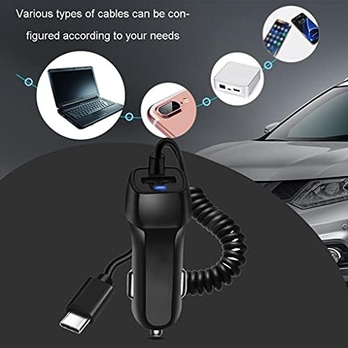 Enhanced Box Wave Car Charger for Spotify Car Thing – Dual USB Port with Integrated Cable for Fast Charging – Sleek Black Design – Perfect for Commuters and Road Trips – High-Speed Smart Chip Technology for Optimal Device Efficiency
