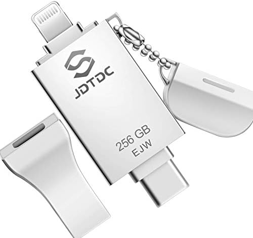 Revolutionize Your Data Management with the 128 GB JSL JDTDC MFi Certified i Phone Photo Stick – Versatile 3-in-1 USB Flash Drive for i Phone, i Pad, Android & PC with Lightning, USB-C & USB-A Connections – High-Speed, Compact Memory Solution for Effortless Backup and Seamless File Transfer