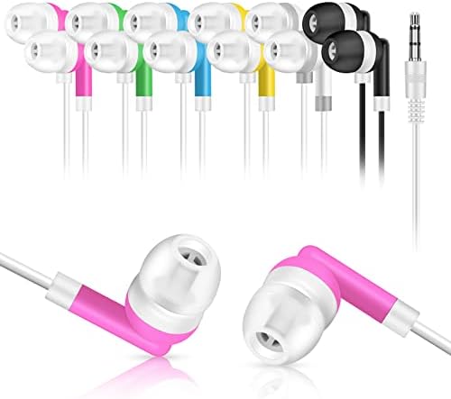 Transform Your Classroom Experience with 100-Pack Colorful Kids Earbuds – Durable Wired Headphones for Students – Perfect for Chromebooks, Laptops, and PCs – Comfortable In-Ear Design for Enhanced Learning and Engagement