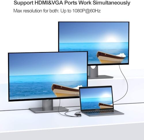 Boost Your Productivity with the Selore 10 Gbps USB C Hub – High-Speed Multiport Adapter Featuring 4 K HDMI, Gigabit Ethernet & Triple USB-C Ports for Unmatched Device Connectivity – Ideal for Mac Book Pro, Air, i Pad, HP, Dell & More – Experience Lightning-Fast Performance & 100 W Power Delivery for Rapid Charging