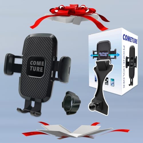 COMETURE Mercedes Benz Car Phone Holder Mount – Universal Smartphone Cradle for GLE Class (GLE-20-24) with Adjustable Viewing Angles and Tool-Free Installation – Elevate Your Driving Experience with Premium Interior Accessories for Navigation and Hands-Free Calls