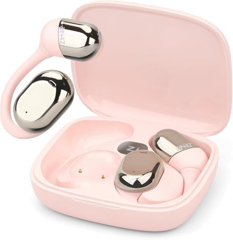 ZIHNIC Wireless AI Translation Earbuds – 4-Mode Real-Time Language Interpretation, Ergonomic Comfort Fit for Extended Use, IPX5 Waterproof Protection, Bluetooth 5.0 for i OS & Android – Perfect for Global Travelers and Professionals – Superior Sound Quality and Versatile Connectivity