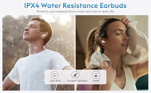 Revolutionary Flat-Fit Wireless Sleep Earbuds for Side Sleepers – Exceptional Comfort Meets Long Battery Life & Water-Resistant Durability for Uninterrupted Sound During Sleep, Sports, and Running (Black) – Perfect for Relaxation and Active Lifestyles