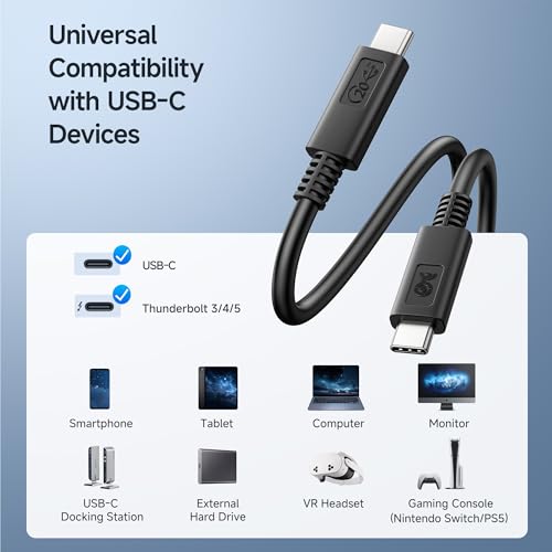 Experience Unmatched Performance with Cable Matters USB-IF Certified 10 Gbps Gen 2 USB C to USB C Cable – 3.3 ft, Supports 4 K@60 Hz Video, 100 W Fast Charging, and High-Speed Data Transfer for Seamless Connectivity and Enhanced Compatibility