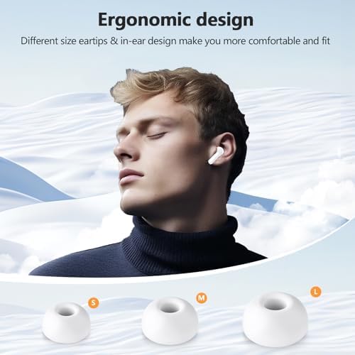 Next-Gen Wireless Earbuds 2025: Bluetooth 5.4 Technology for Ultra-Fast Connectivity, Immersive 3 D Stereo Sound, Advanced ENC Noise Cancellation, and 48-Hour Playtime – IPX7 Waterproof Design for Active Lifestyles, LED Battery Indicator, Universal Compatibility for Effortless Pairing – Redefine Your Sound Experience Today!
