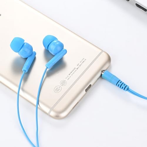 Bulk 100 Pack Classroom Earbuds – Lightweight and Durable Headphones for Enhanced Student Focus, Tangle-Free Design Perfect for Interactive Learning, Compatible with Tablets and Laptops, Ideal Audio Solution for Group Activities and Educational Presentations