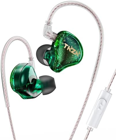 Experience Unmatched Audio Fidelity with Keephifi KZ ZVX In-Ear Monitor Earphones – 10 mm Dual Cavity Dynamic Driver, Premium Metal Shell, Detachable 2-Pin Silver-Plated Cable, and Integrated Mic for Audiophiles and Musicians – Superior Sound Quality and Comfortable Fit for All-Day Listening