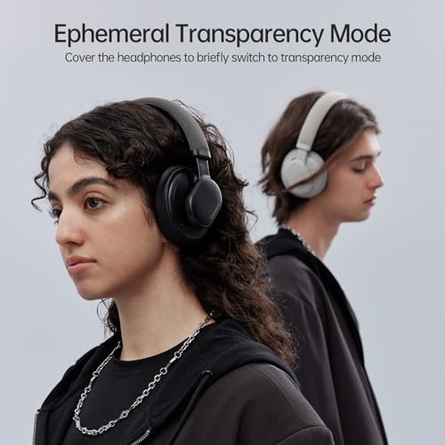 Discover the Ultimate Audio Escape with FINGERTIME’s Bluetooth 5.3 Over-Ear Headphones – Advanced Active Noise Cancelling, Unmatched 40-Hour Playtime, and Luxurious Comfort in a Sleek Grey Finish for Effortless Audio Bliss and Flawless Connectivity