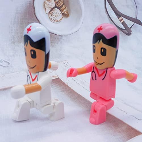 Whimsical Nurse Robot USB Flash Drives – 32 GB Memory Sticks (2-Pack) | Perfect Gifts for Healthcare Heroes | Stylish & Practical Data Storage Solutions with High-Speed Transfer
