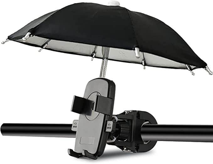 Ultimate Phone Umbrella Suction Cup Stand – Anti-Glare Sunshade Holder for Outdoor Navigation, Stylish Shield for Smartphones (Set of 3) – Enhance Visibility and Protect Your Device from Sunlight