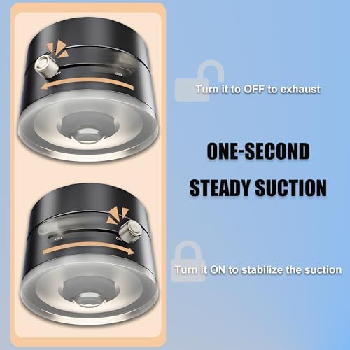 Revolutionary Magnetic Phone Holder for Car and Multi-Surface Use – Adjustable Vacuum Suction Mount, Compatible with Mag Safe and All Smartphones, Perfect for Hands-Free Navigation in Vehicles, Gym, Shower, and More – Ultimate Convenience and Versatility