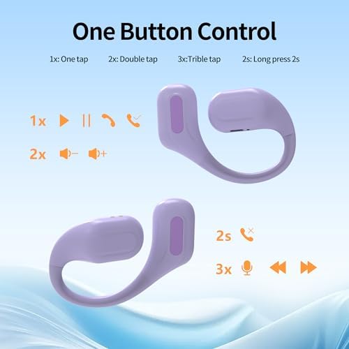 Elevate Your Audio Experience: Premium Bluetooth 5.3 Sport Earbuds with IP7 Waterproof Protection, 24-Hour Playback, Noise-Canceling Technology, and Secure Over-Ear Hooks for Unmatched Performance in Any Environment