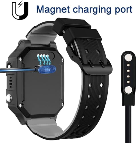 Universal Magnetic Smart Watch Charging Cable – 2 Pack High-Speed Charger for All Smartwatch Brands with 7.62 mm Pin Spacing – Durable, Efficient Power Solution for Seamless Connectivity and Enhanced Performance