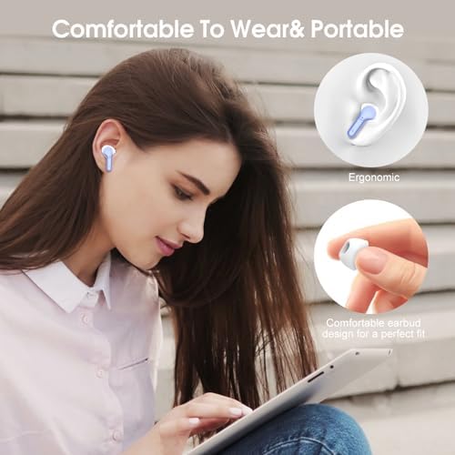 Elevate Your Sound Experience with Premium Wireless Earbuds – Advanced Bluetooth 5.4, Hi-Fi Stereo Audio, and ENC Noise Cancellation for Crystal-Clear Calls, IP7 Waterproof Design for Active Lifestyles, 48-Hour Playtime with LED Battery Display, Chic Rose Gold Finish for Everyday Elegance in Sports and Leisure