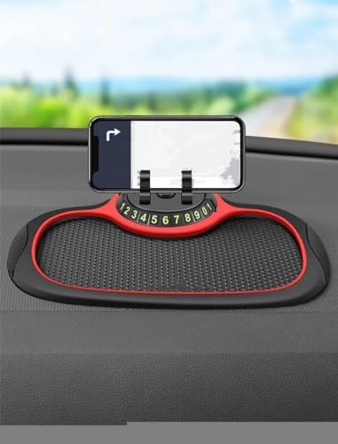 Revolutionary Non-Slip Car Dashboard Mat – Versatile Universal Phone Holder in Elegant Red – Ultimate Device Safety & Accessibility for Smartphones, Keys, and Essentials – Lightweight, Hassle-Free Installation & Maintenance – Enhance Your Driving Experience with This Premium Auto Accessory