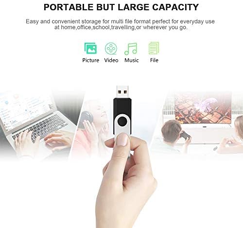 KEXIN 10-Pack 32 GB USB Flash Drives – Portable Memory Sticks with Enhanced Speed & Compatibility for Effortless Data Storage and Transfer, Perfect for Home, Office & School Use