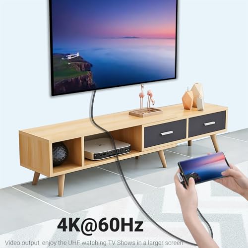 Right Angle Short USB 4 Cable Duo [1.5 FT] – 240 W Fast Charging & 40 Gbps Data Transfer with 8 K Video Support for i Phone 16, Mac Book & Galaxy S23 – Ideal for Compact Spaces and Enhanced Connectivity