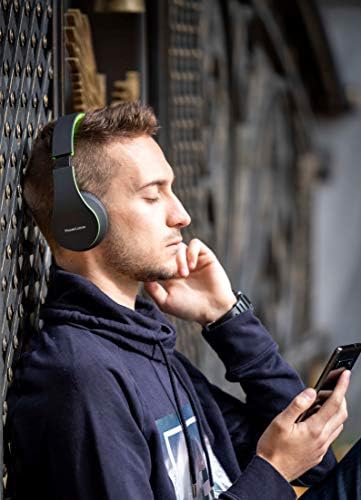 Experience the Ultimate in Comfort and Sound with Power Locus Stylish Purple & White Wireless Over-Ear Headphones – Hi-Fi Stereo Quality, Foldable Design for Travel, 12-Hour Battery Life, and Built-In Microphone for Hands-Free Calls – Perfectly Compatible with i Phone, Samsung, and LG Devices