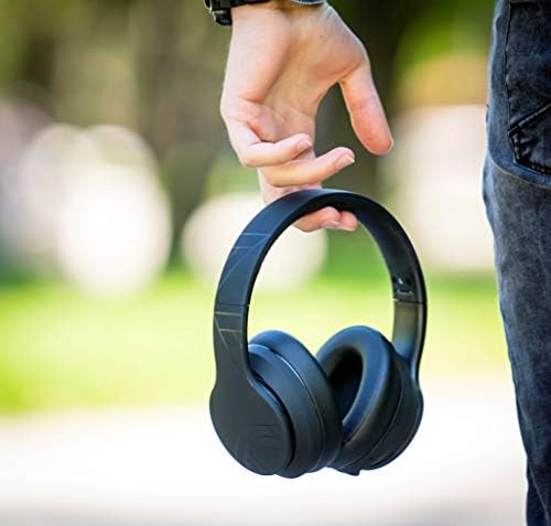 Discover the Ultimate Wireless Over-Ear Bluetooth Headphones with 50-Hour Playtime – Immerse Yourself in Hi-Fi Sound and Rich Deep Bass, Perfect for On-the-Go Music Lovers, Lightweight and Foldable for Easy Travel, Seamless Compatibility with Smartphones and PCs