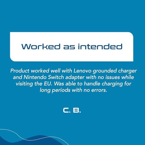 Compact Travel Power Adapter Set for Brazil, Peru & Chile – 20 W Dual USB & USB-C Charger with 2 USA Sockets – Fast Charging with Type C & N Attachments – Portable Plug Converter for Global Travelers – Stay Connected Anywhere